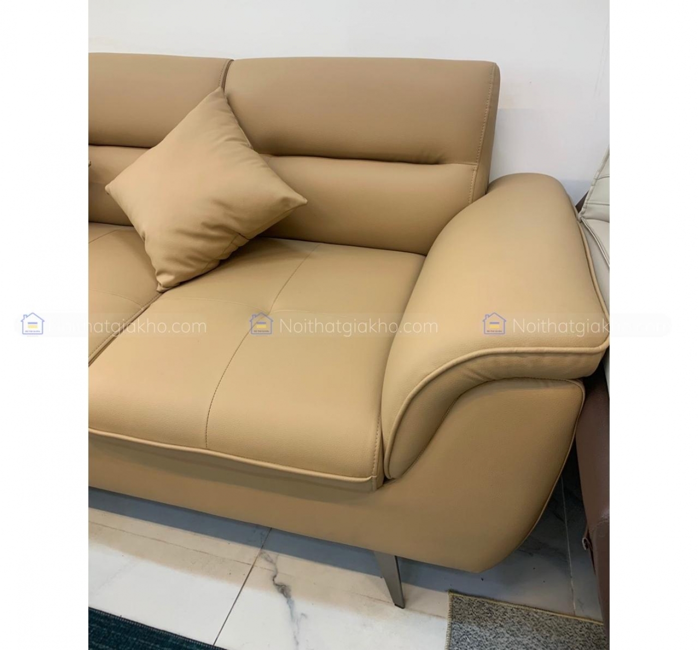Sofa băng da 2m2 đẹp hiện đại