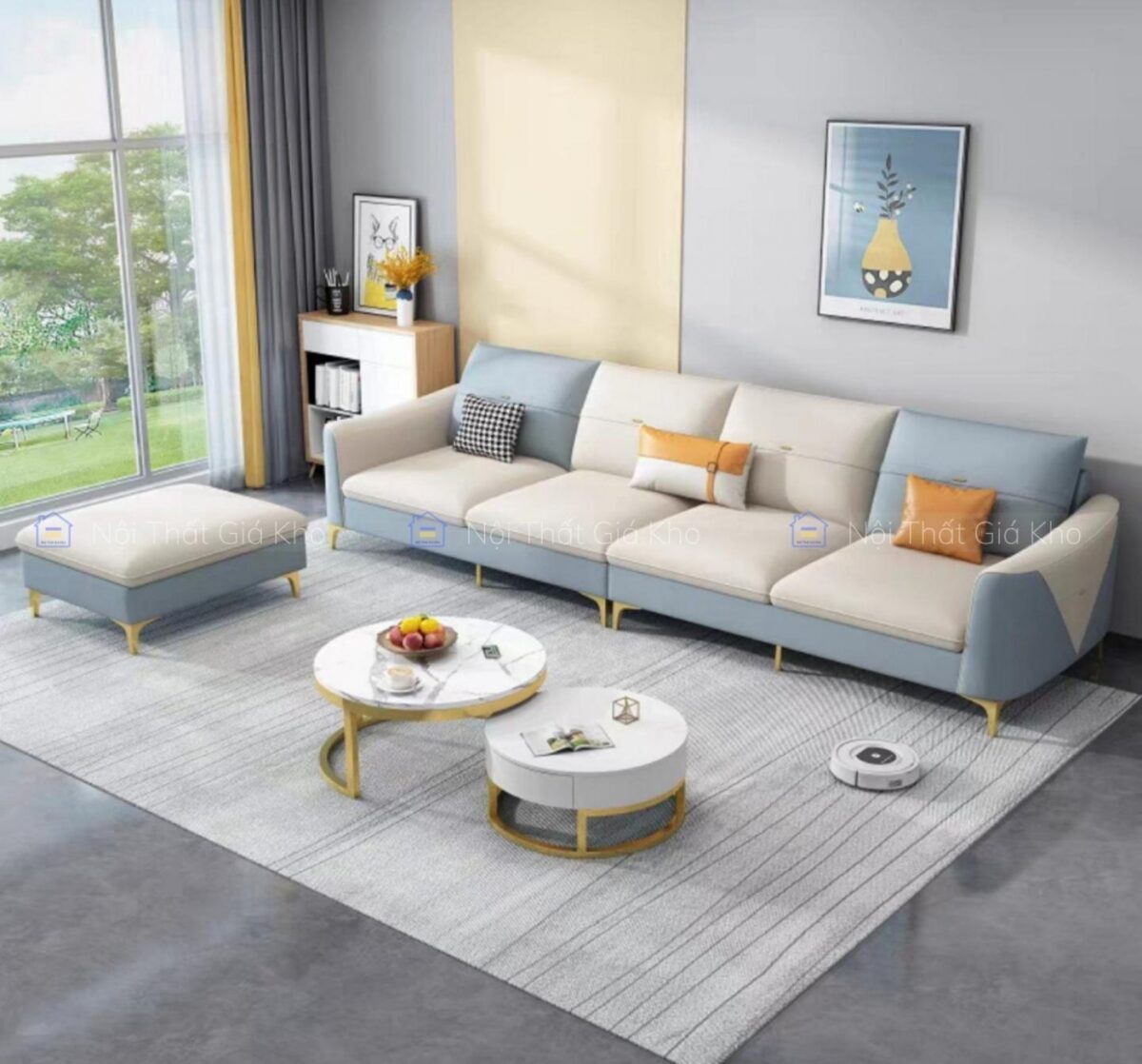 Sofa băng phòng khách 2m