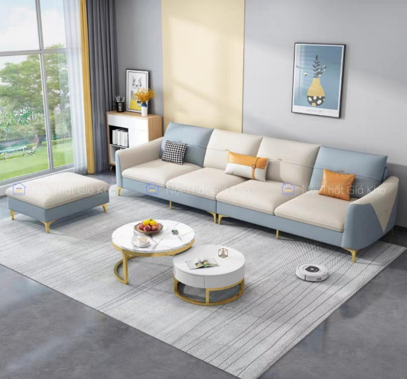 Sofa băng phòng khách 2m