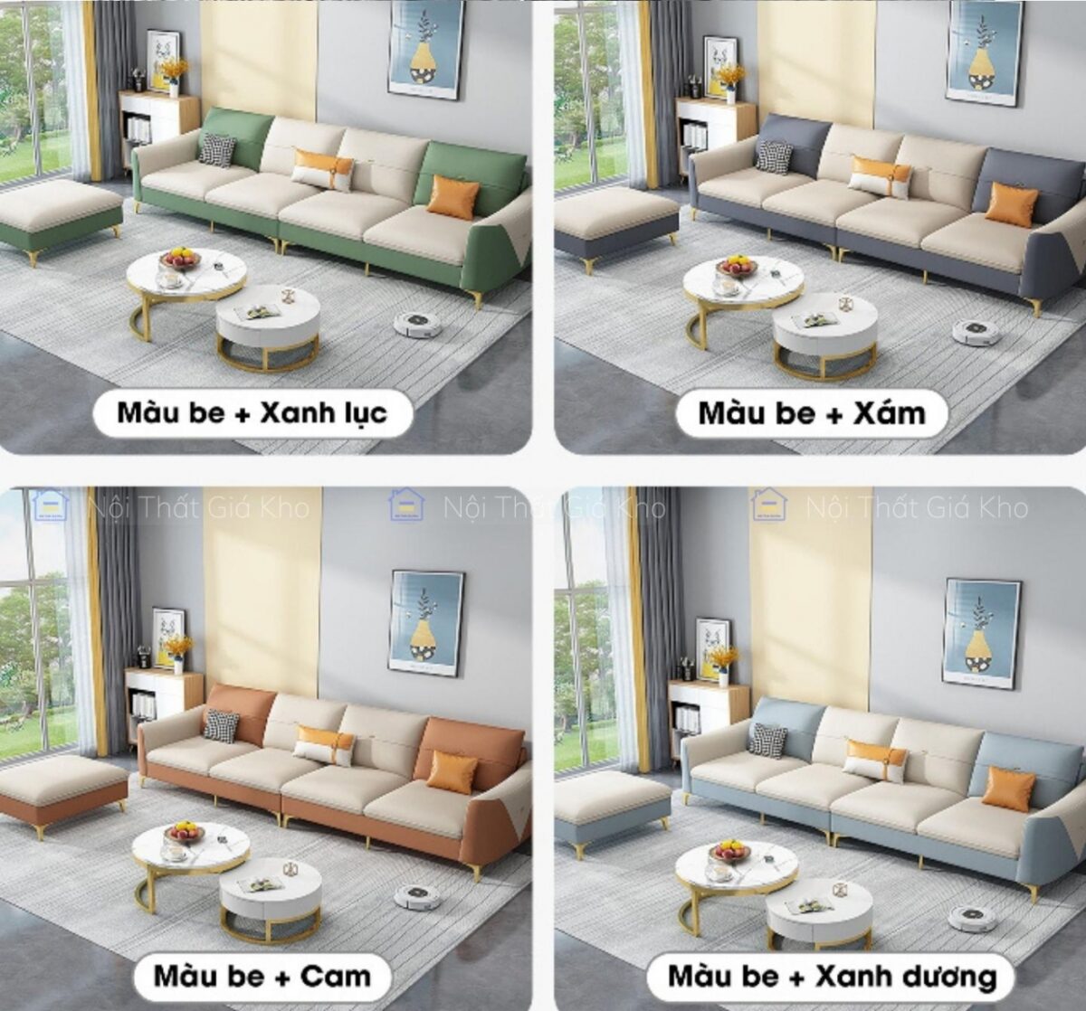 Sofa băng phòng khách 2m