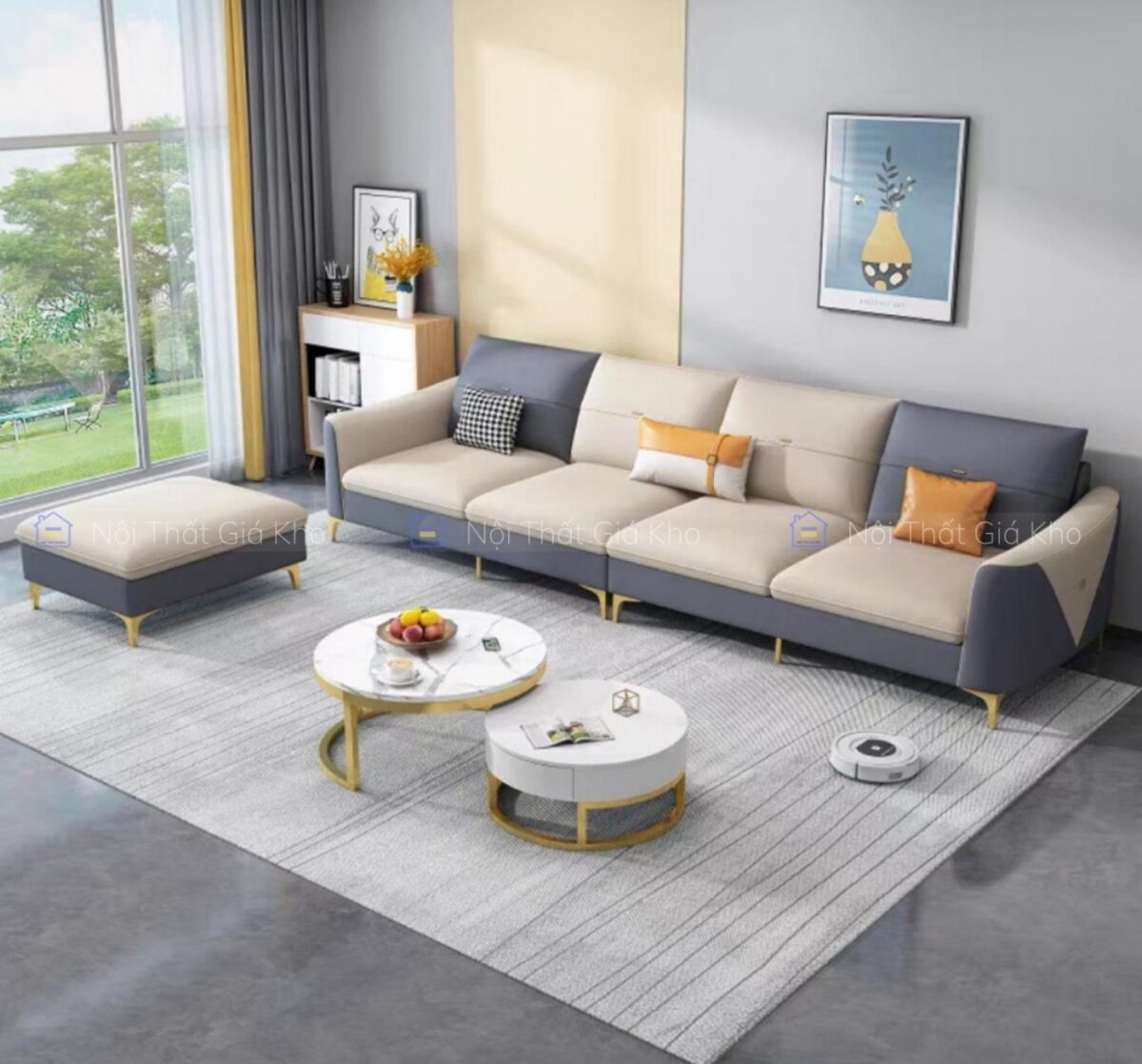 Sofa băng phòng khách 2m