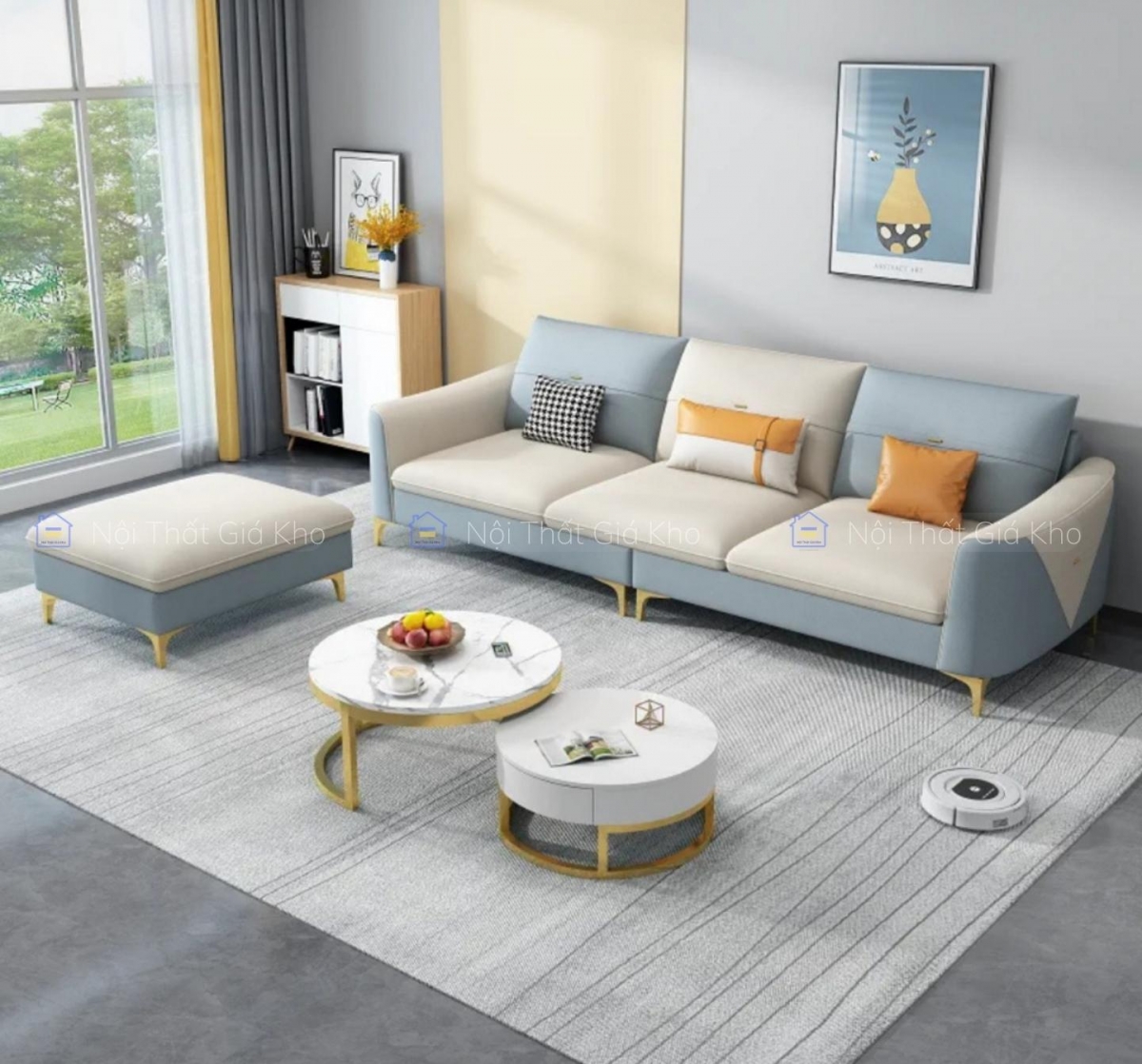 Sofa băng phòng khách 2m