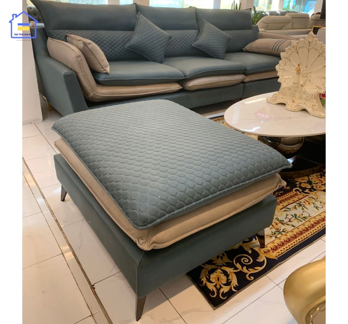Sofa băng vải giả da NTVT005