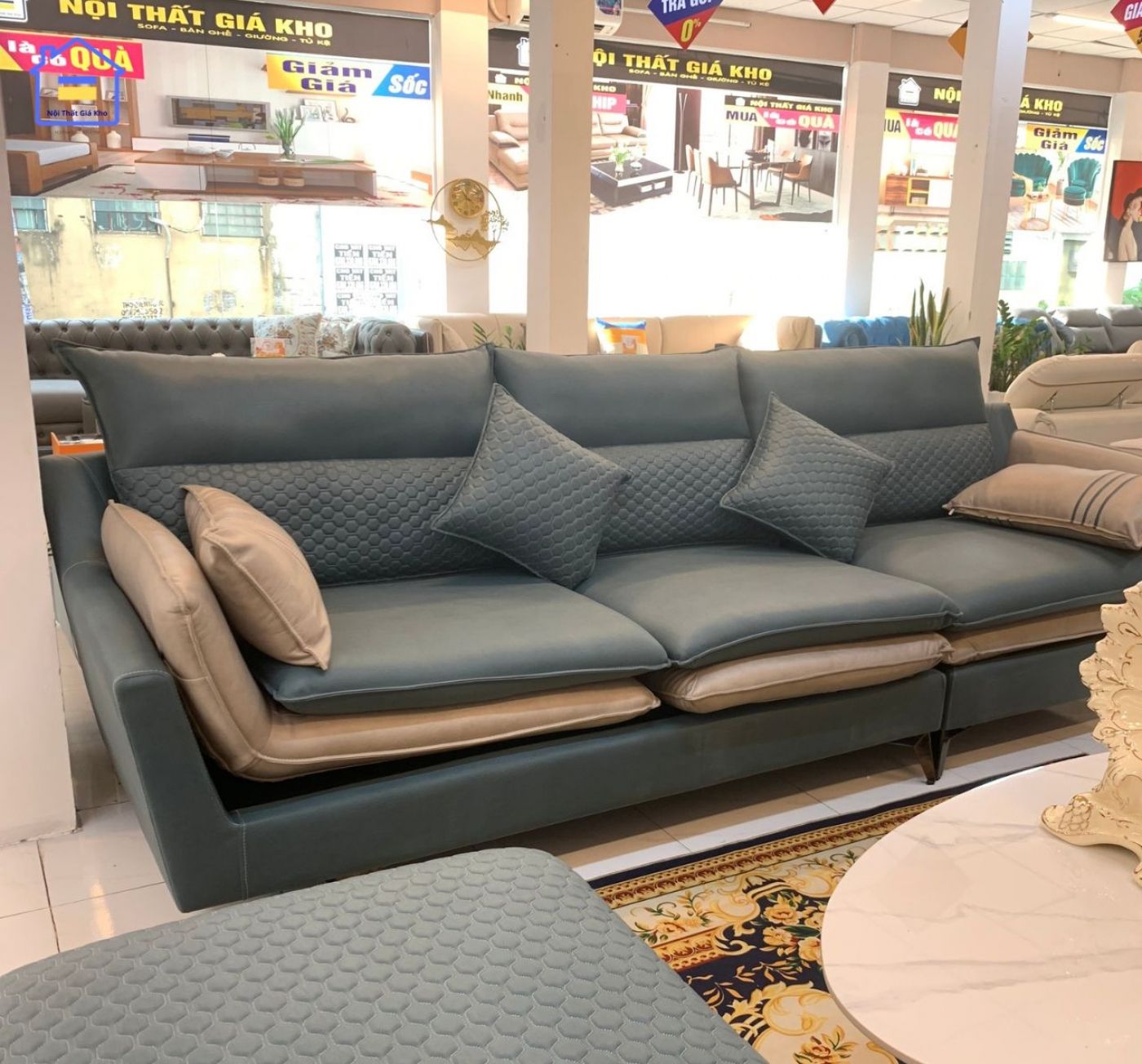 Sofa băng vải giả da NTVT005