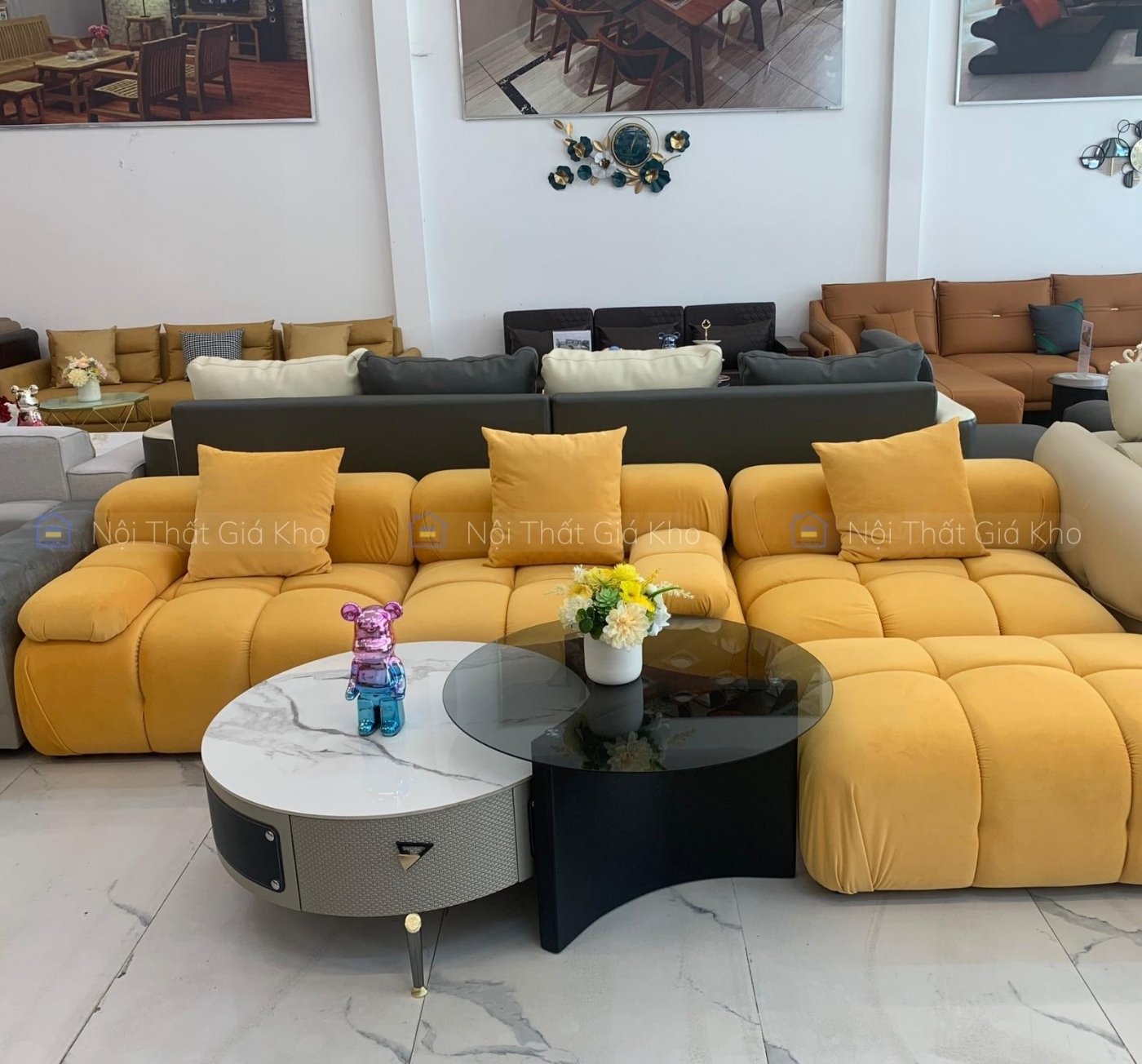 Sofa băng vải phong cách Hàn Quốc BA20