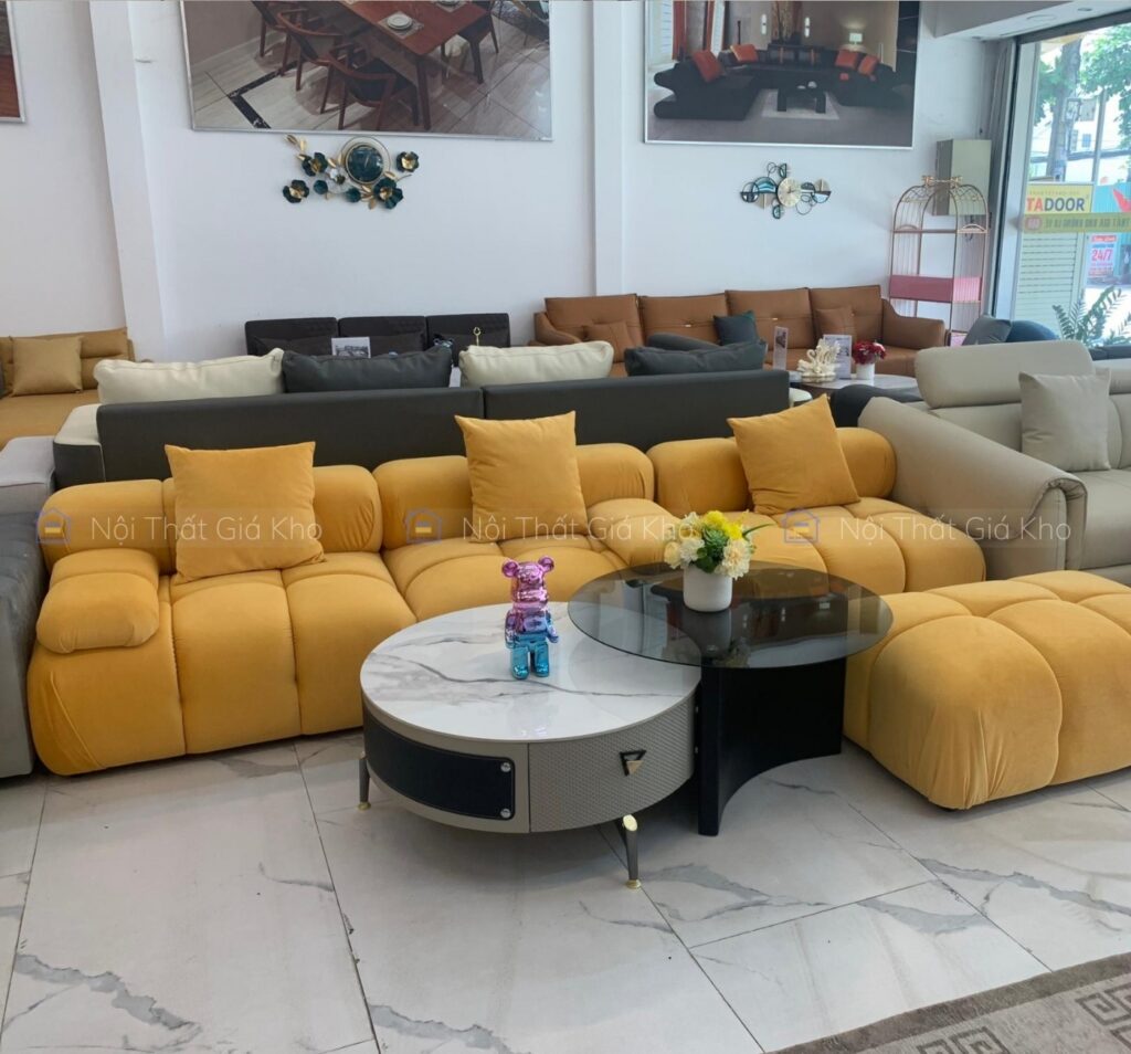 Sofa băng vải phong cách Hàn Quốc BA20