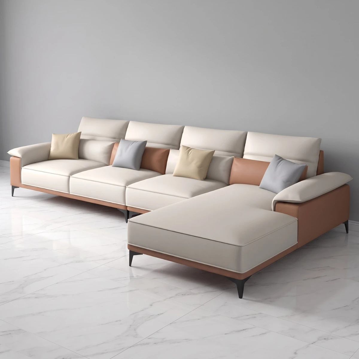 Sofa chữ L Adora 3m2x1m8