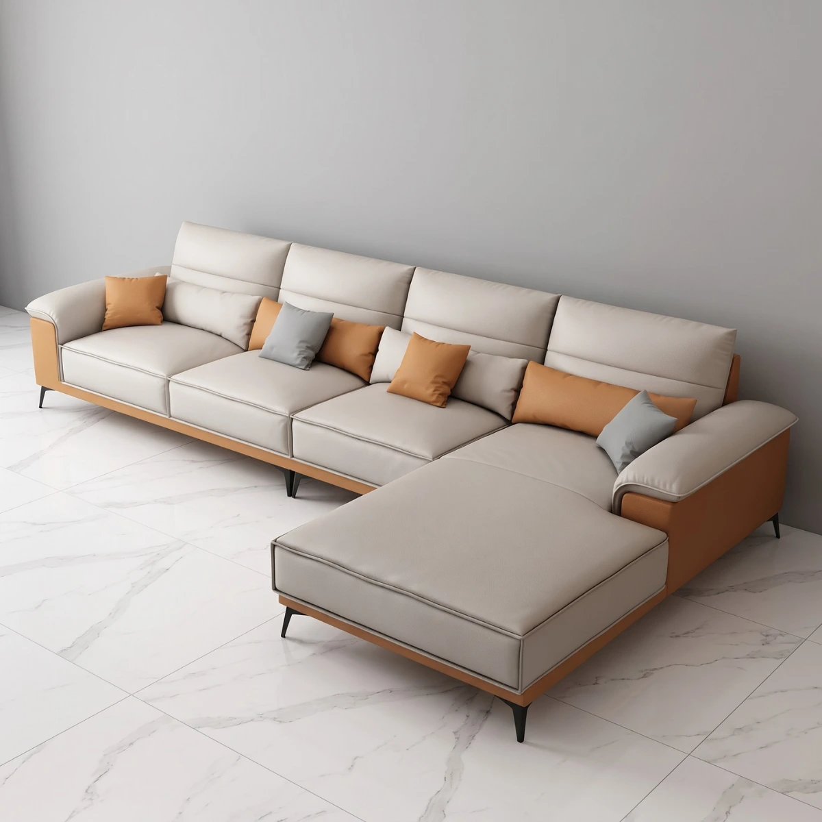 Sofa chữ L Adora 3m2x1m8