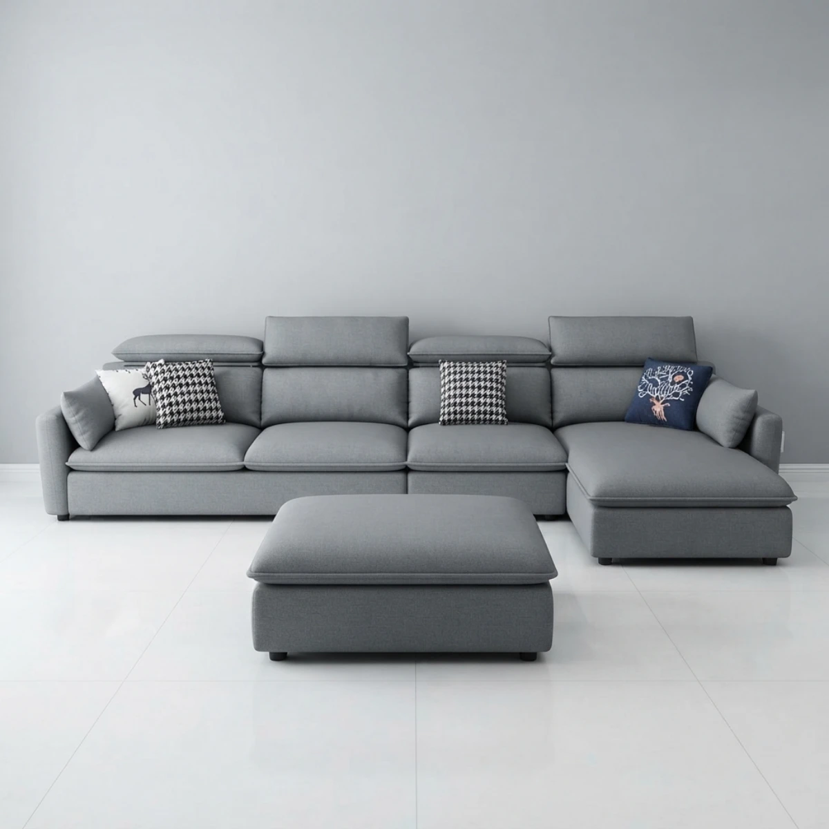 Sofa chữ L da cao cấp GK25