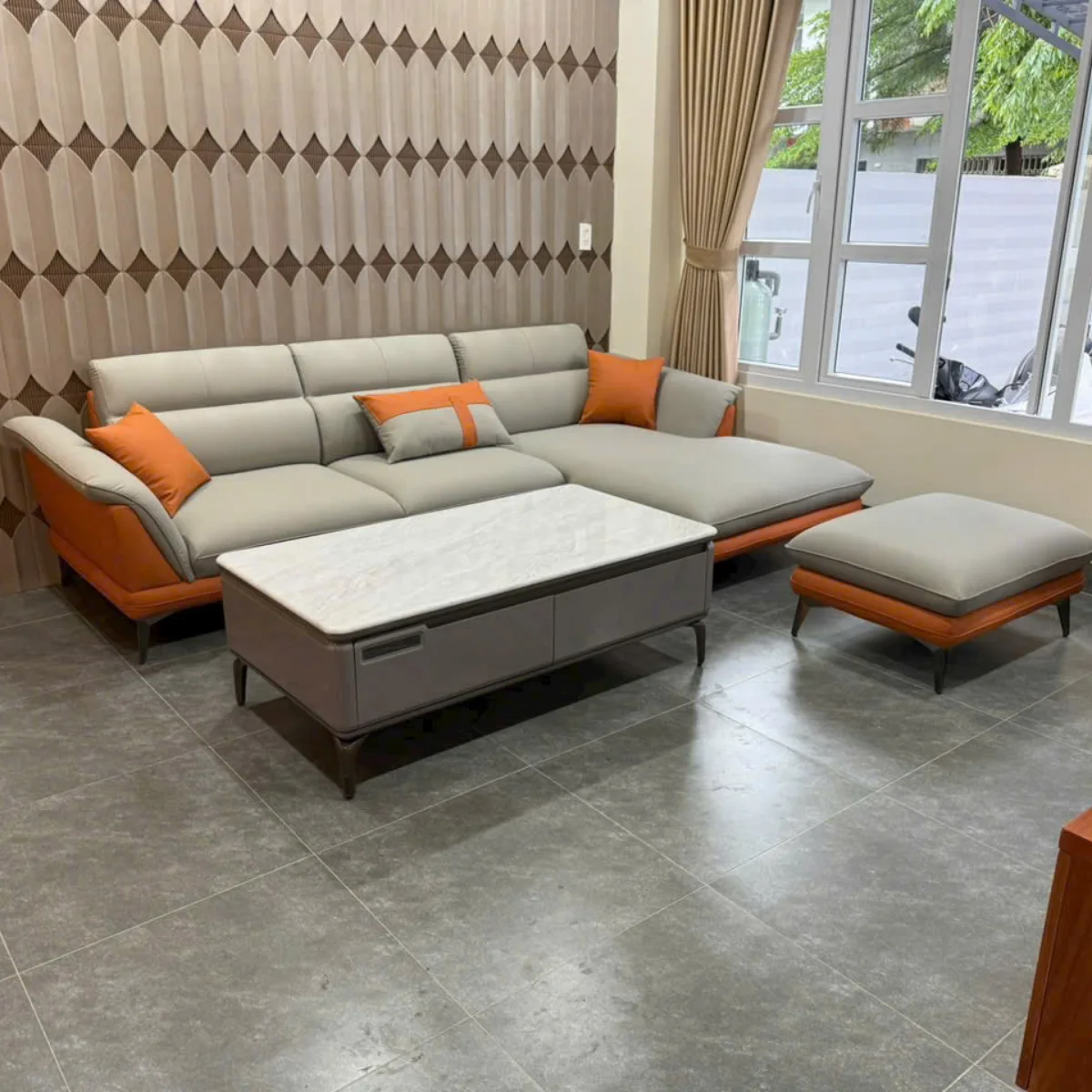 Sofa chữ L sang trọng Adora GK31