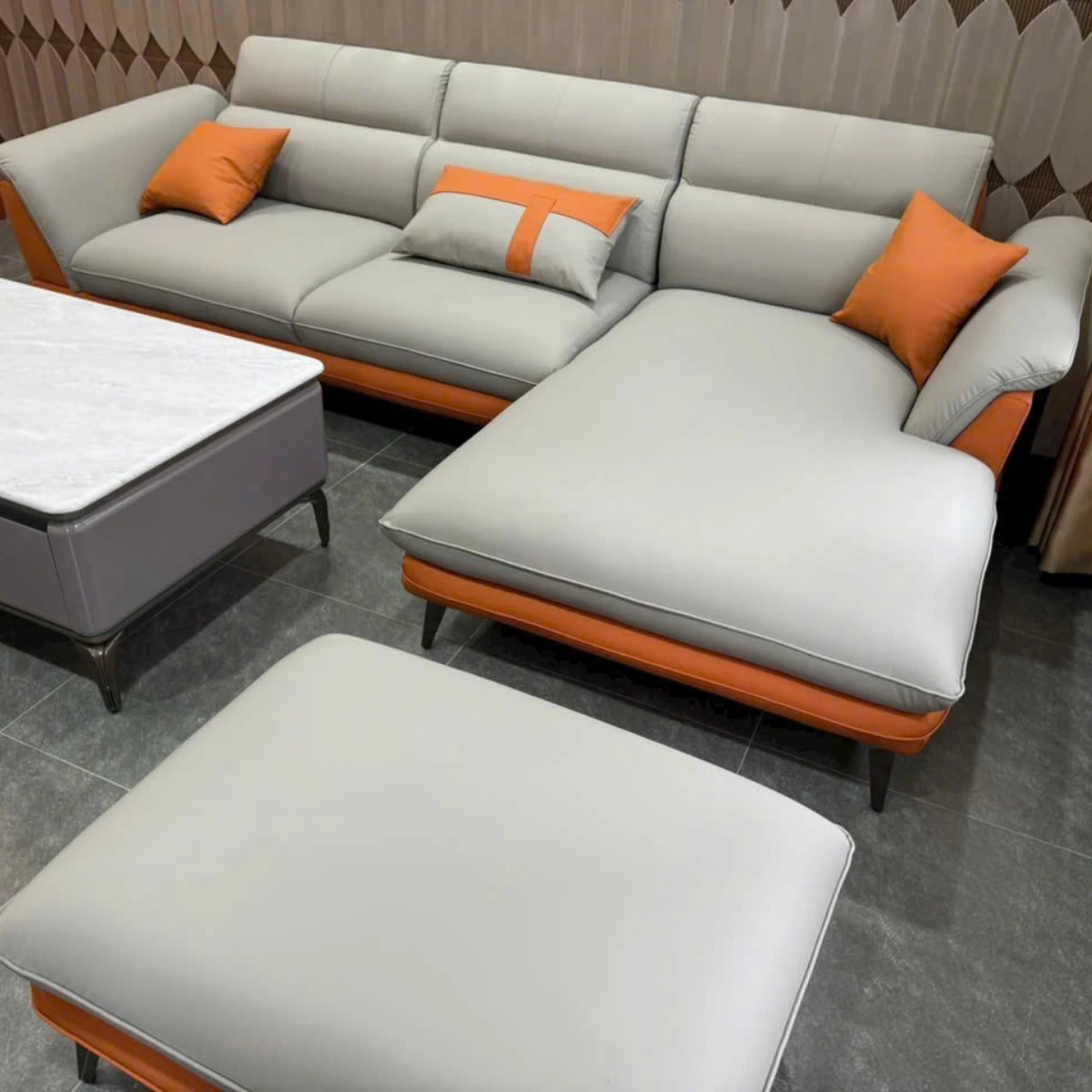 Sofa chữ L sang trọng Adora GK31