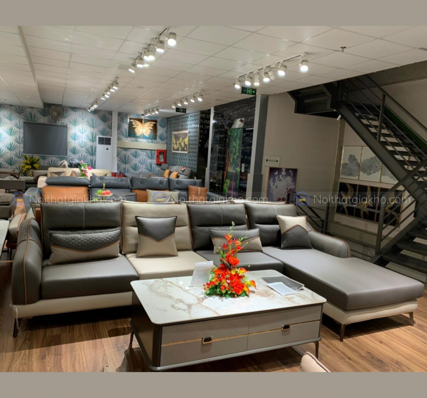 Sofa chữ L vải công nghệ cao cấp NTVT002