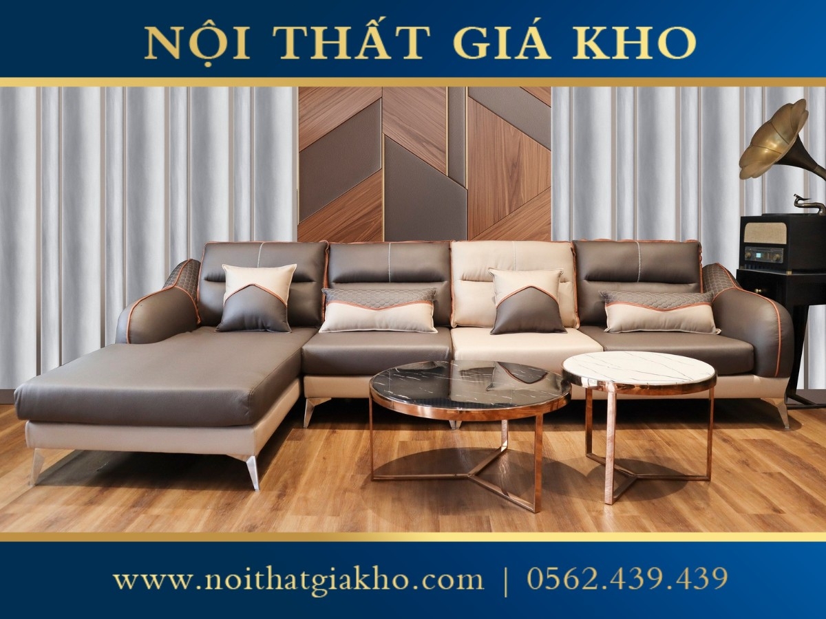 Sofa chữ L vải công nghệ cao cấp NTVT002
