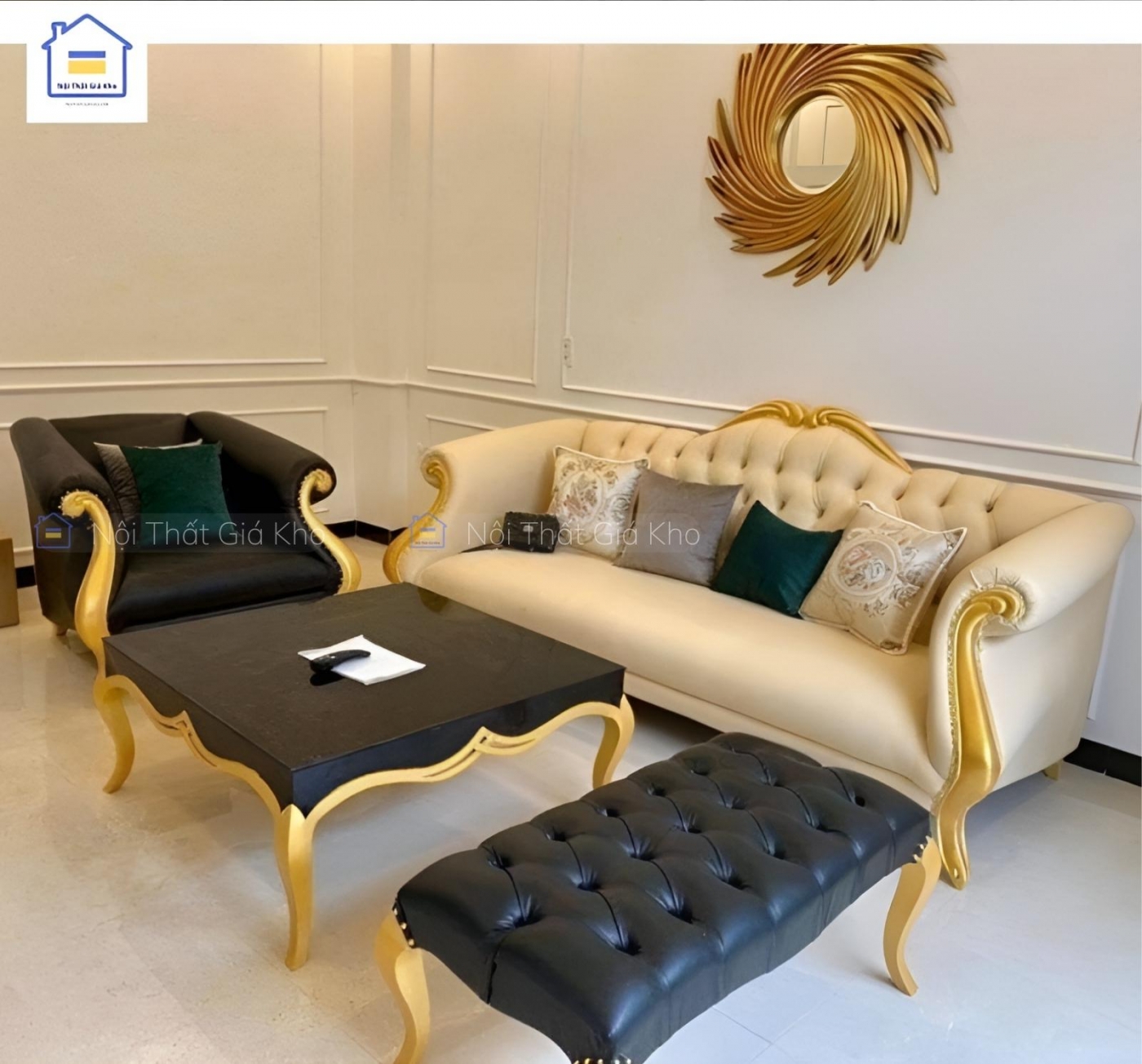 Sofa cổ điển cao cấp phòng khách