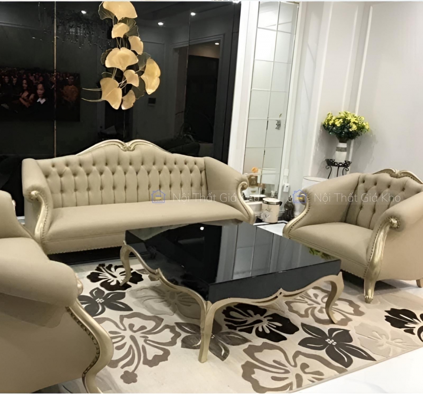 Sofa cổ điển cao cấp phòng khách