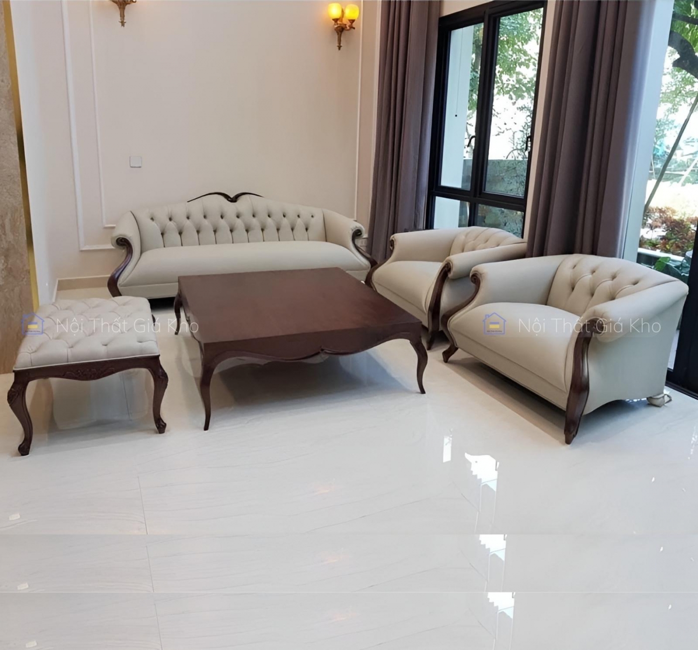 Sofa cổ điển cao cấp phòng khách