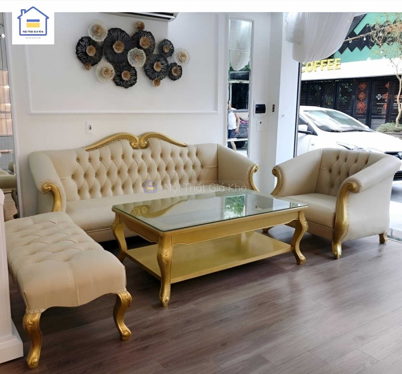 Sofa cổ điển cao cấp phòng khách