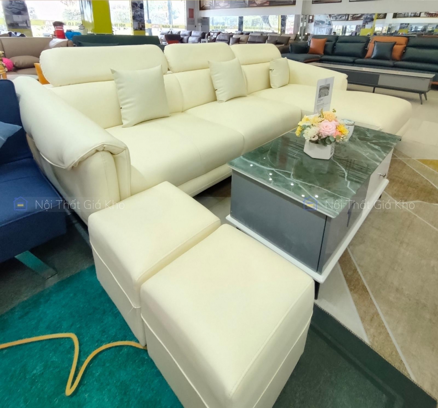 Sofa da góc L GL20