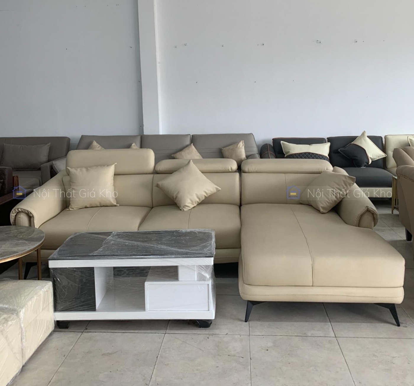 Sofa da góc L GL20