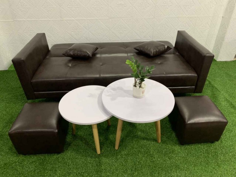 Sofa giường bọc da Adora giá rẻ