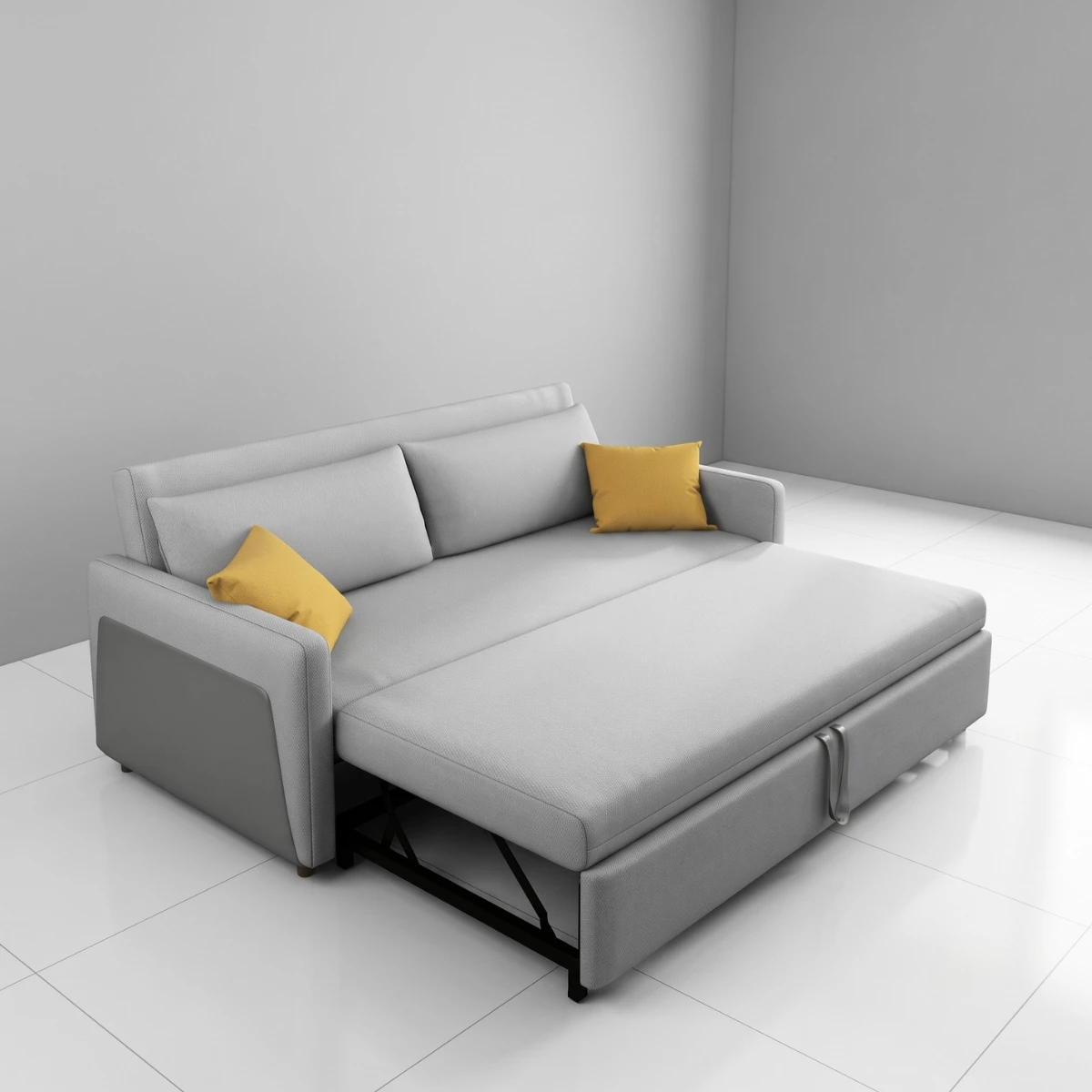 Nội Thất Giá Kho Long Xuyên 5 Sofa giường có tay giá rẻ