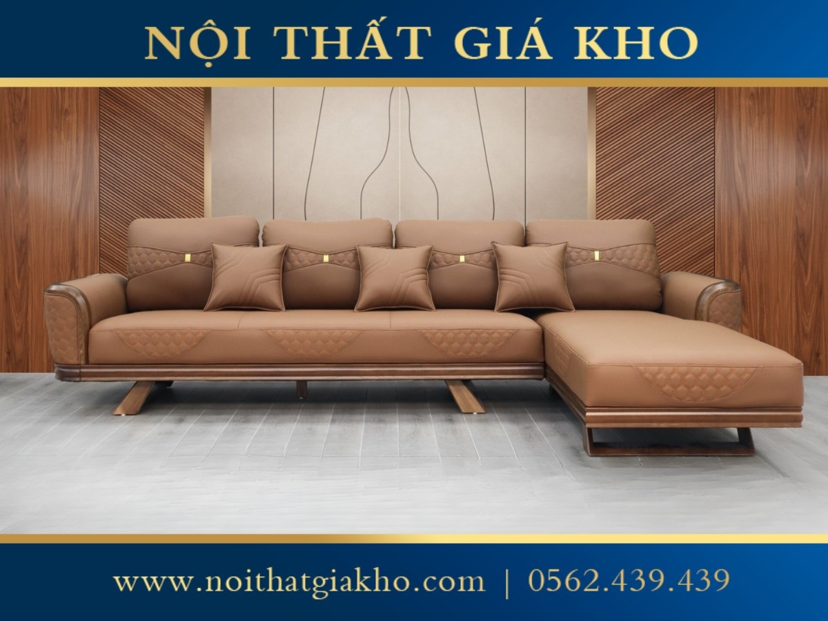 Sofa gỗ góc L Adora VT101
