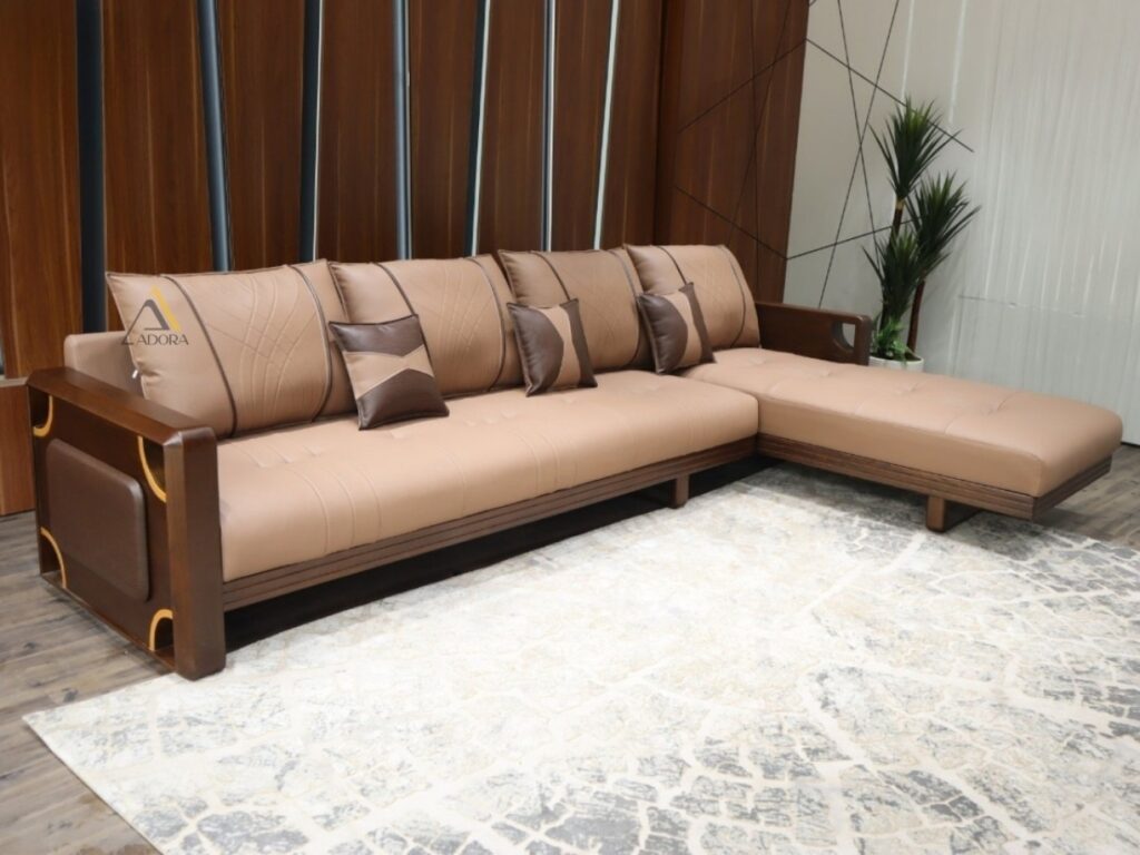 Sofa gỗ góc L Adora VT885
