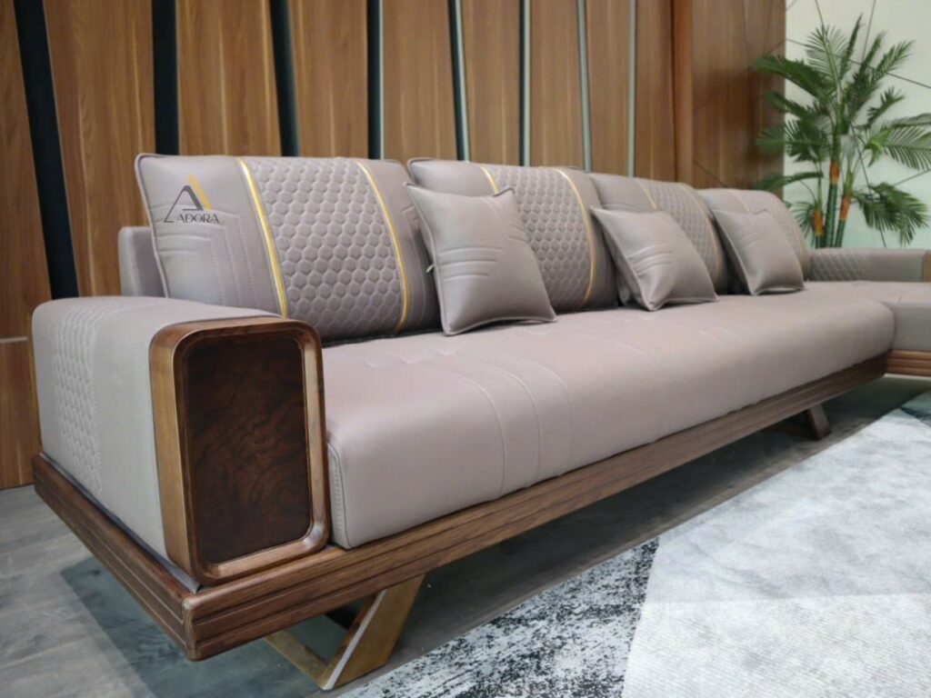 Sofa gỗ góc L Adora VT887