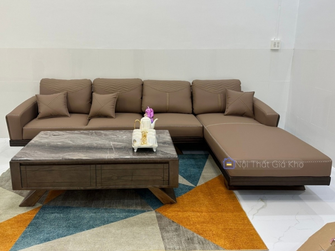 Sofa gỗ góc L Adora VT889