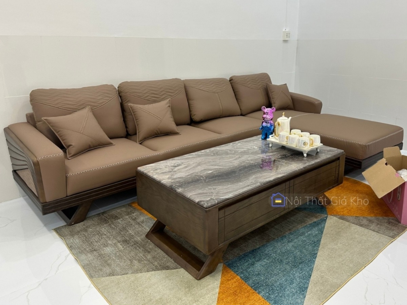 Sofa gỗ góc L Adora VT889
