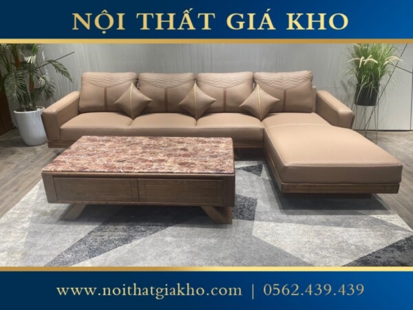 Sofa gỗ góc L Adora VT889