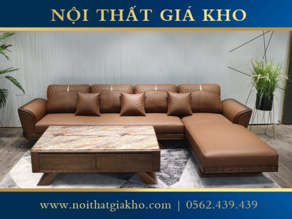 Sofa gỗ góc L Adora VT890