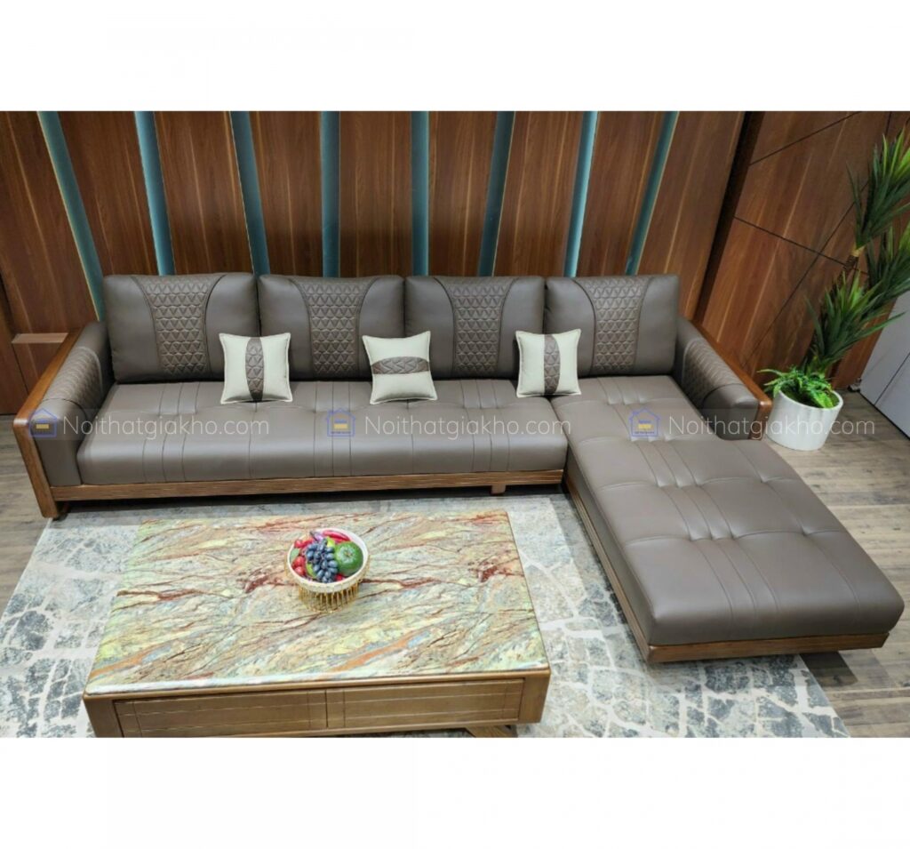 Sofa gỗ góc L Adora VT883