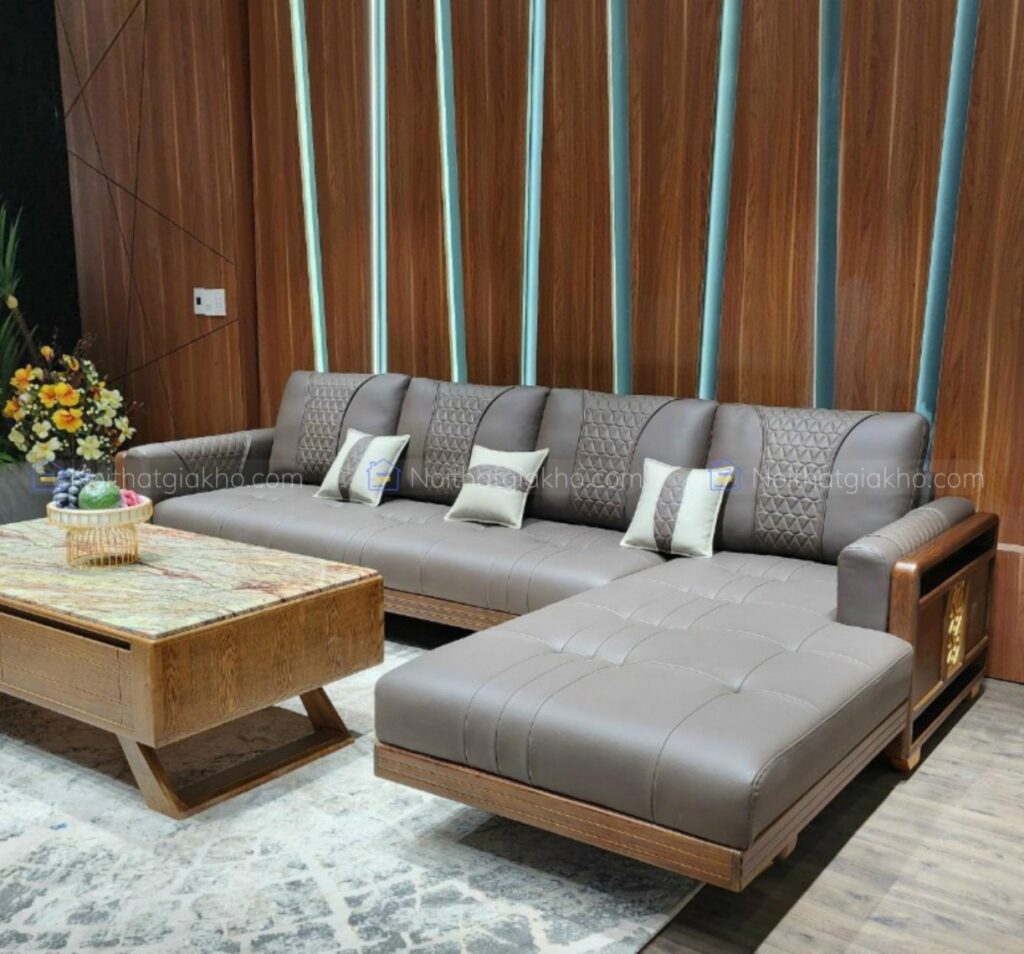 Sofa gỗ góc L Adora VT883