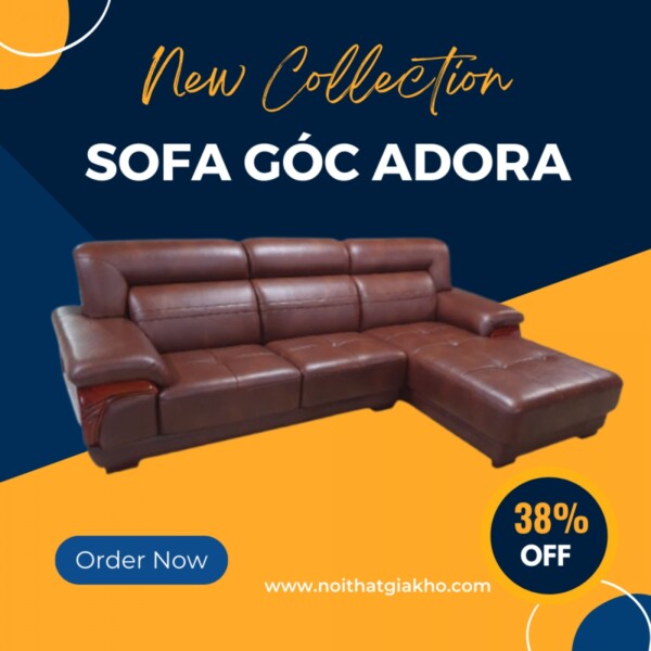 Sofa góc chữ L đẹp GK01