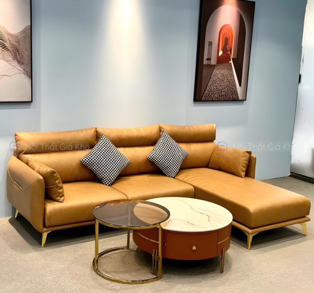Sofa góc L 2m5x1m7 nhỏ gọn