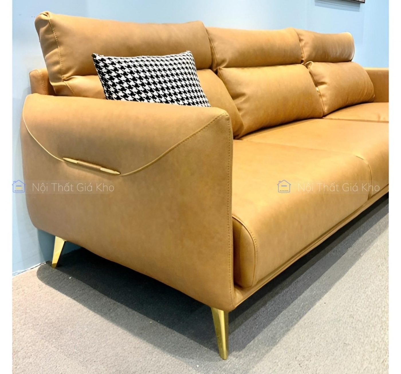 Sofa góc L 2m5x1m7 nhỏ gọn