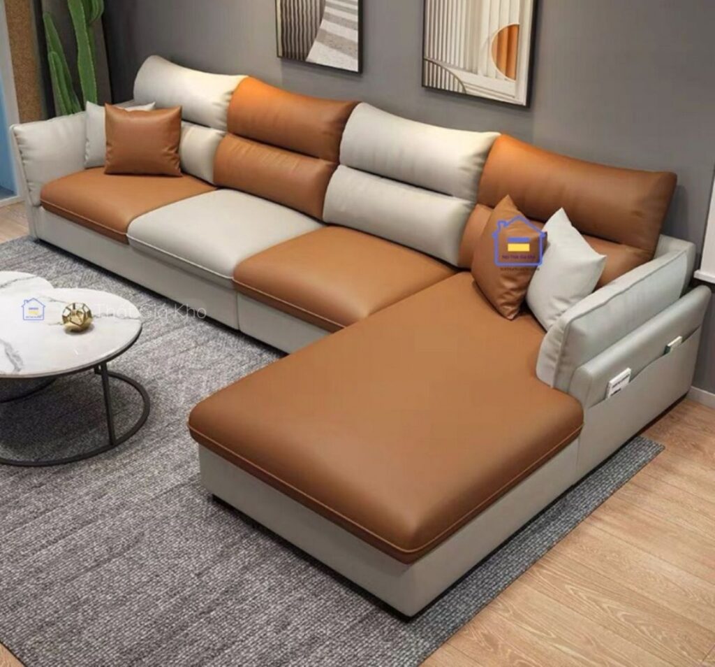 Sofa góc L Adora cao cấp GL29