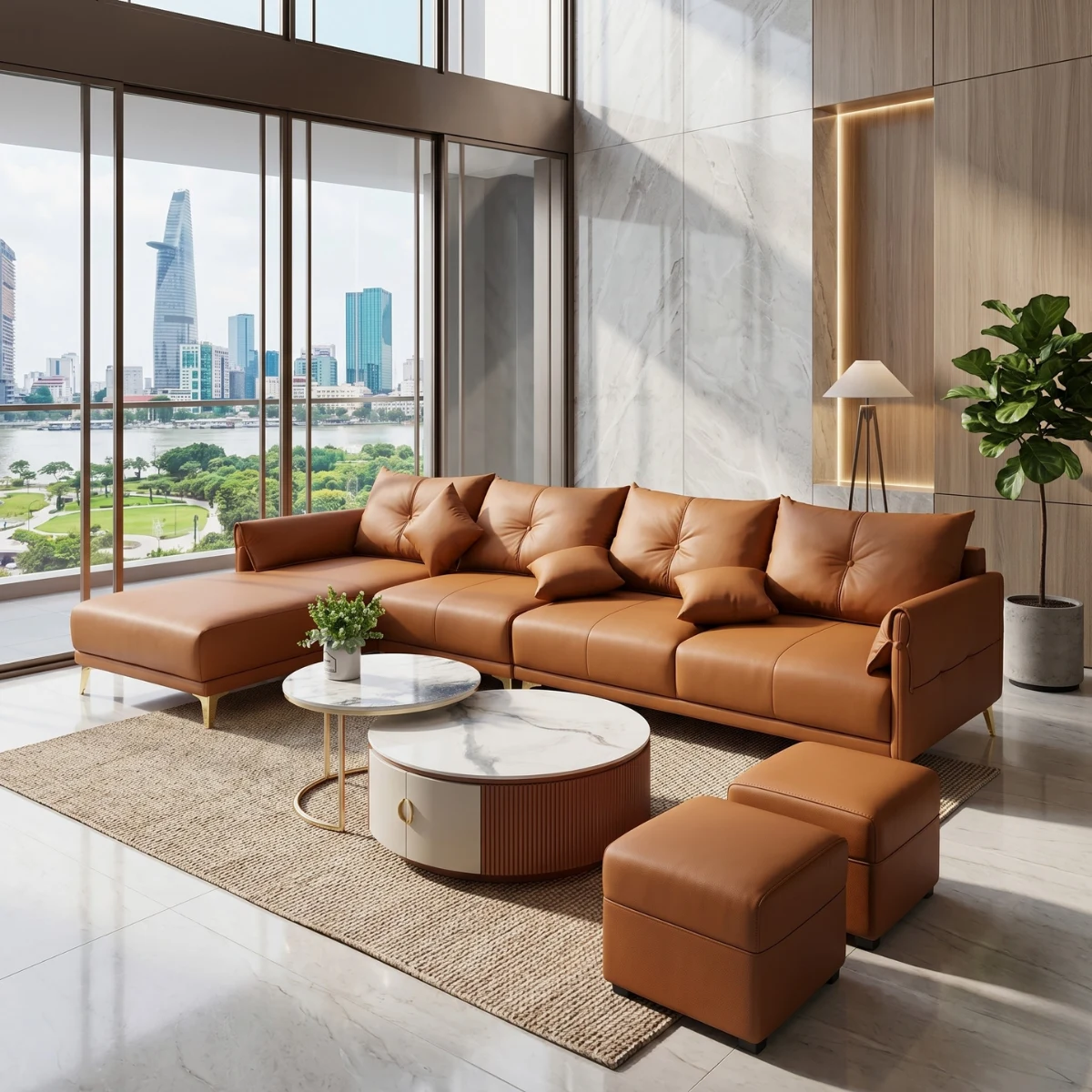 Sofa góc L Adora GK01
