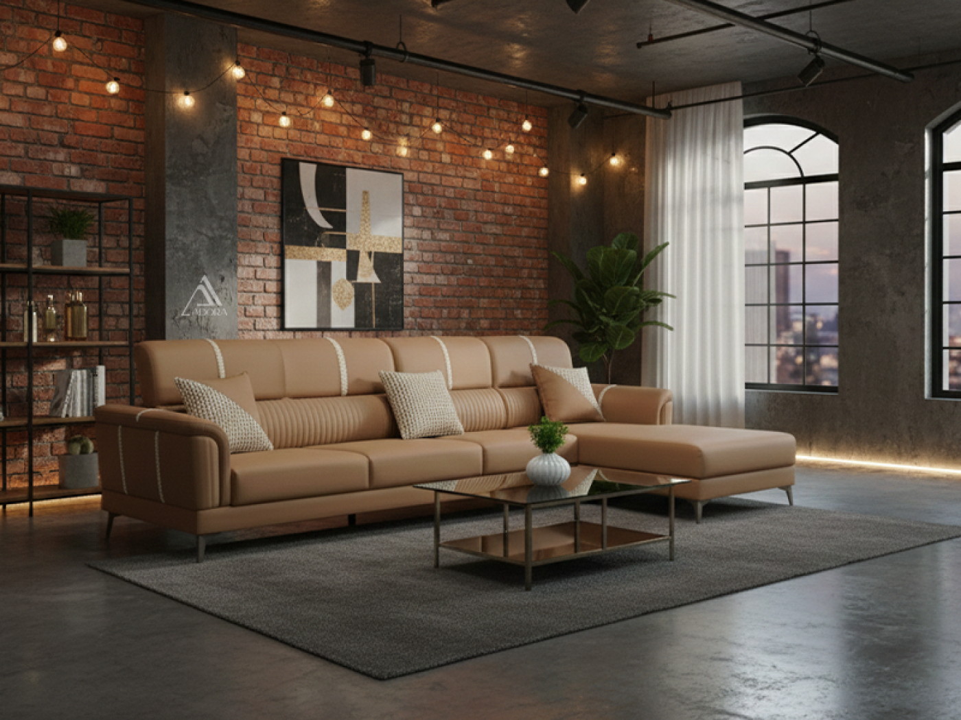 Sofa góc L Adora Luna