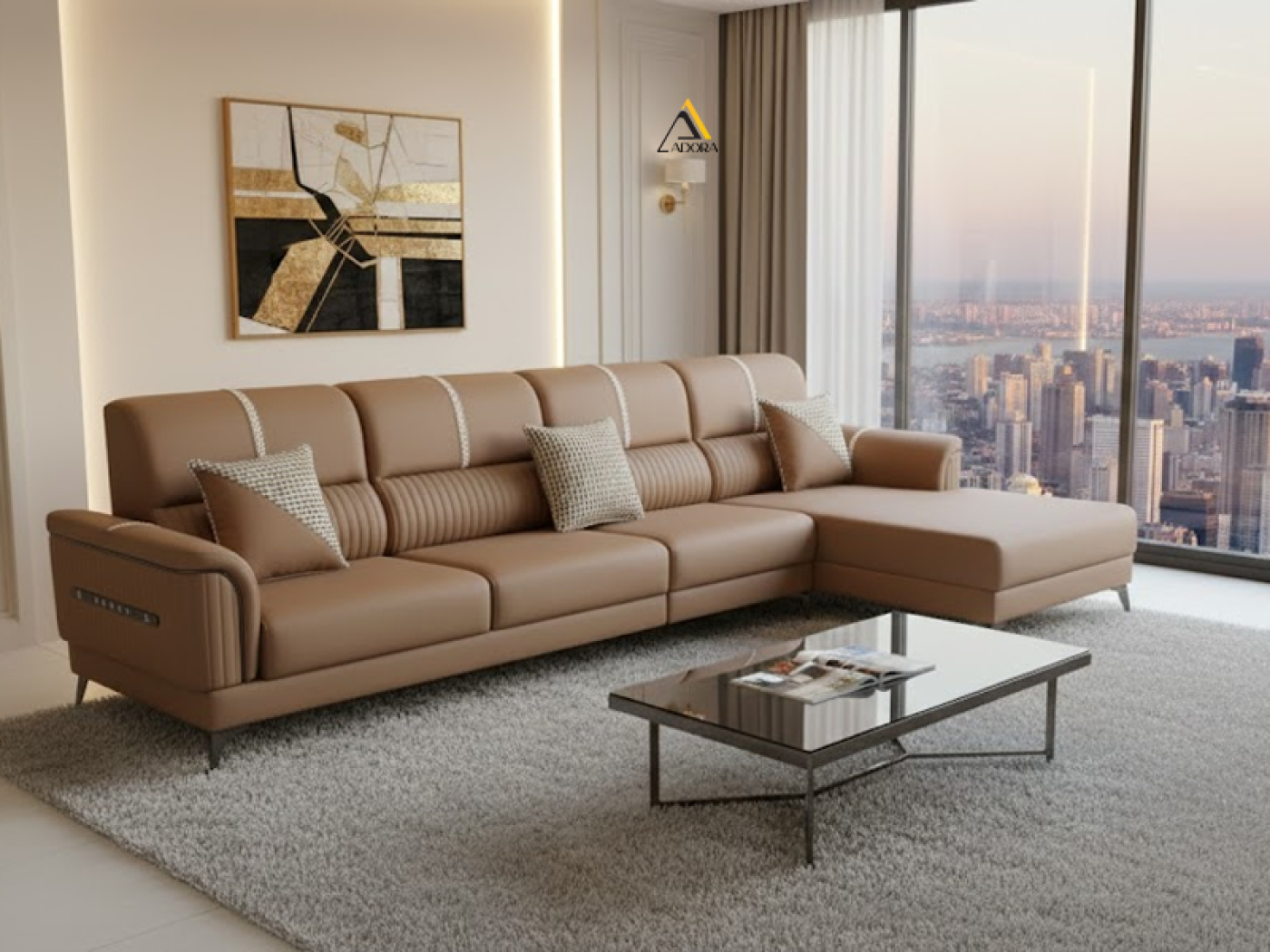 Sofa góc L Adora Luna