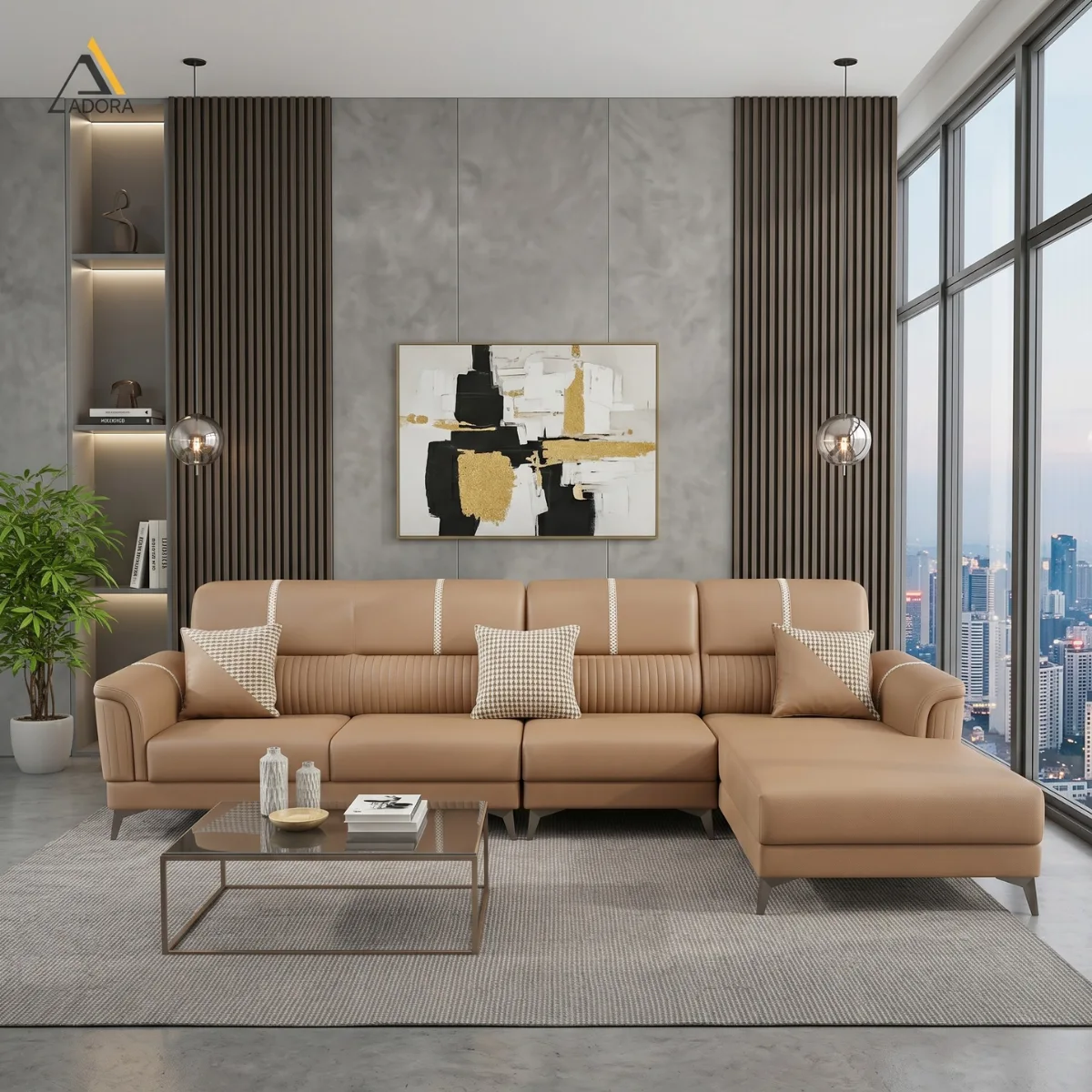 Sofa góc L Adora Luna