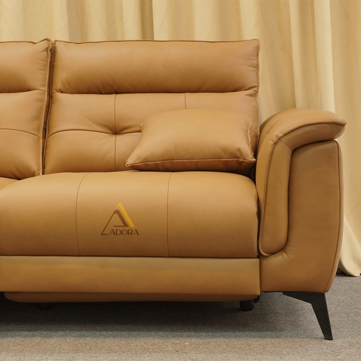 Sofa góc L Da Bò Adora Luxury