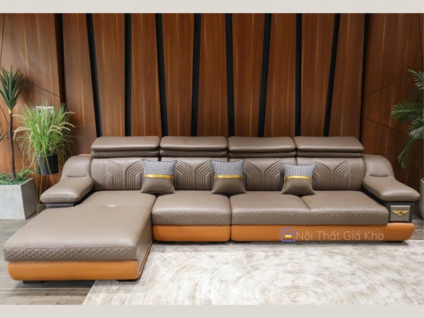 Sofa gỗ góc L Adora VT607