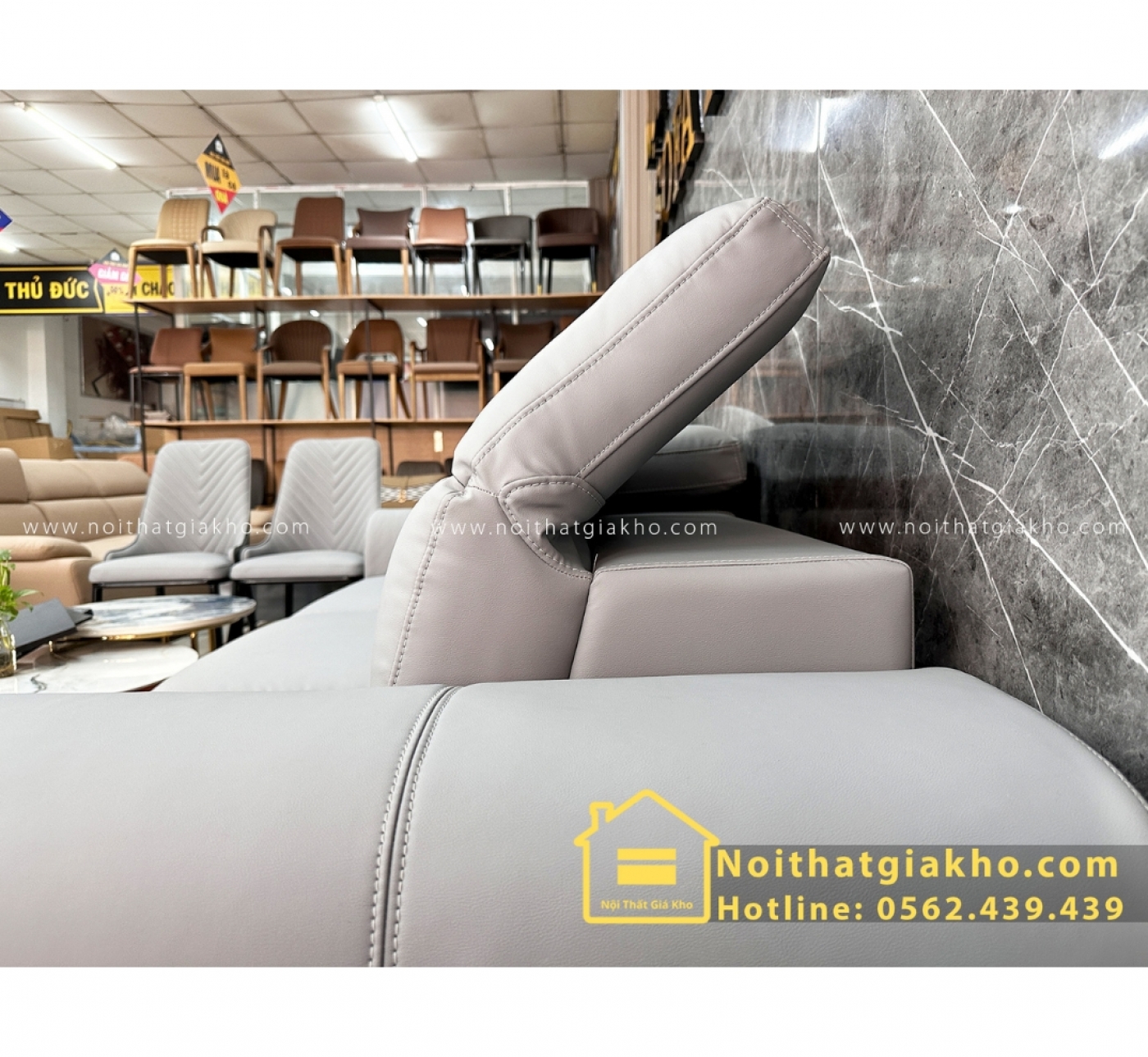 Sofa góc L Adora XA05 da chống trầy