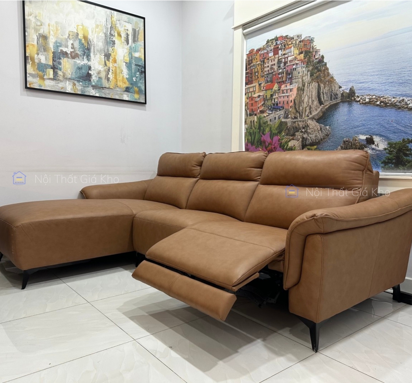 Sofa góc L chỉnh điện GL27
