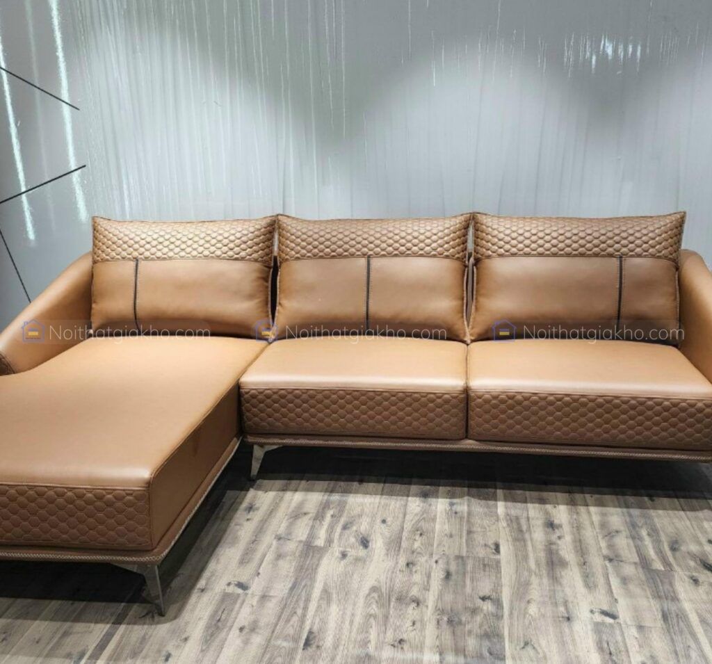 Sofa góc L da cao cấp NTVT016