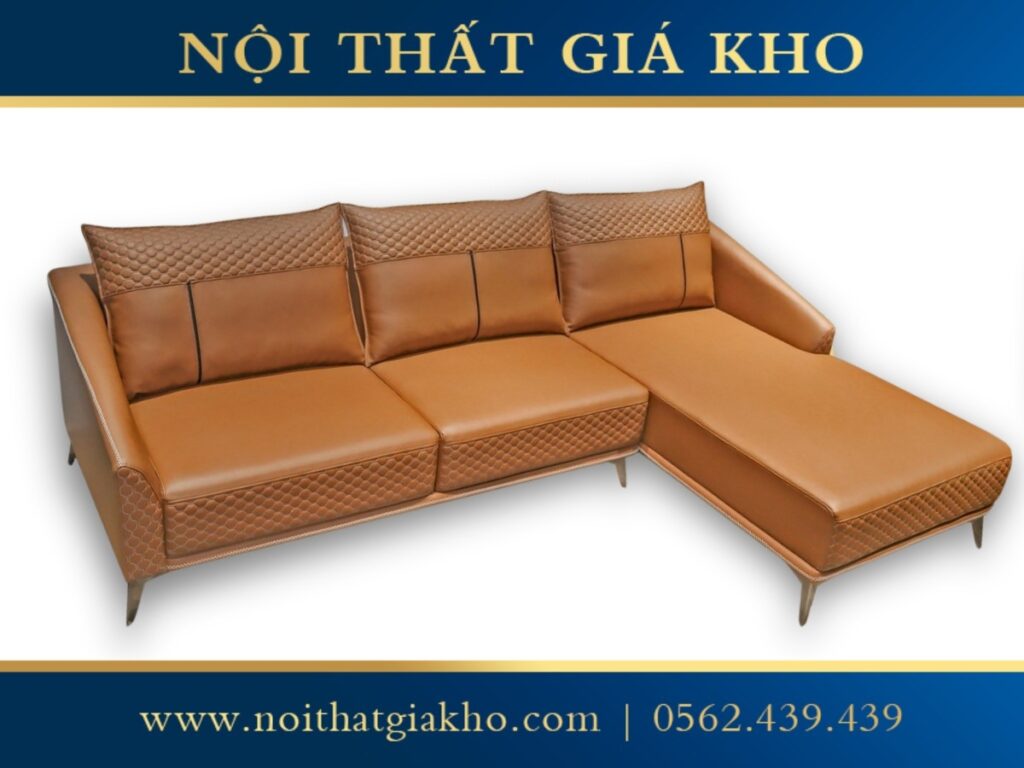 Sofa góc L da cao cấp NTVT016