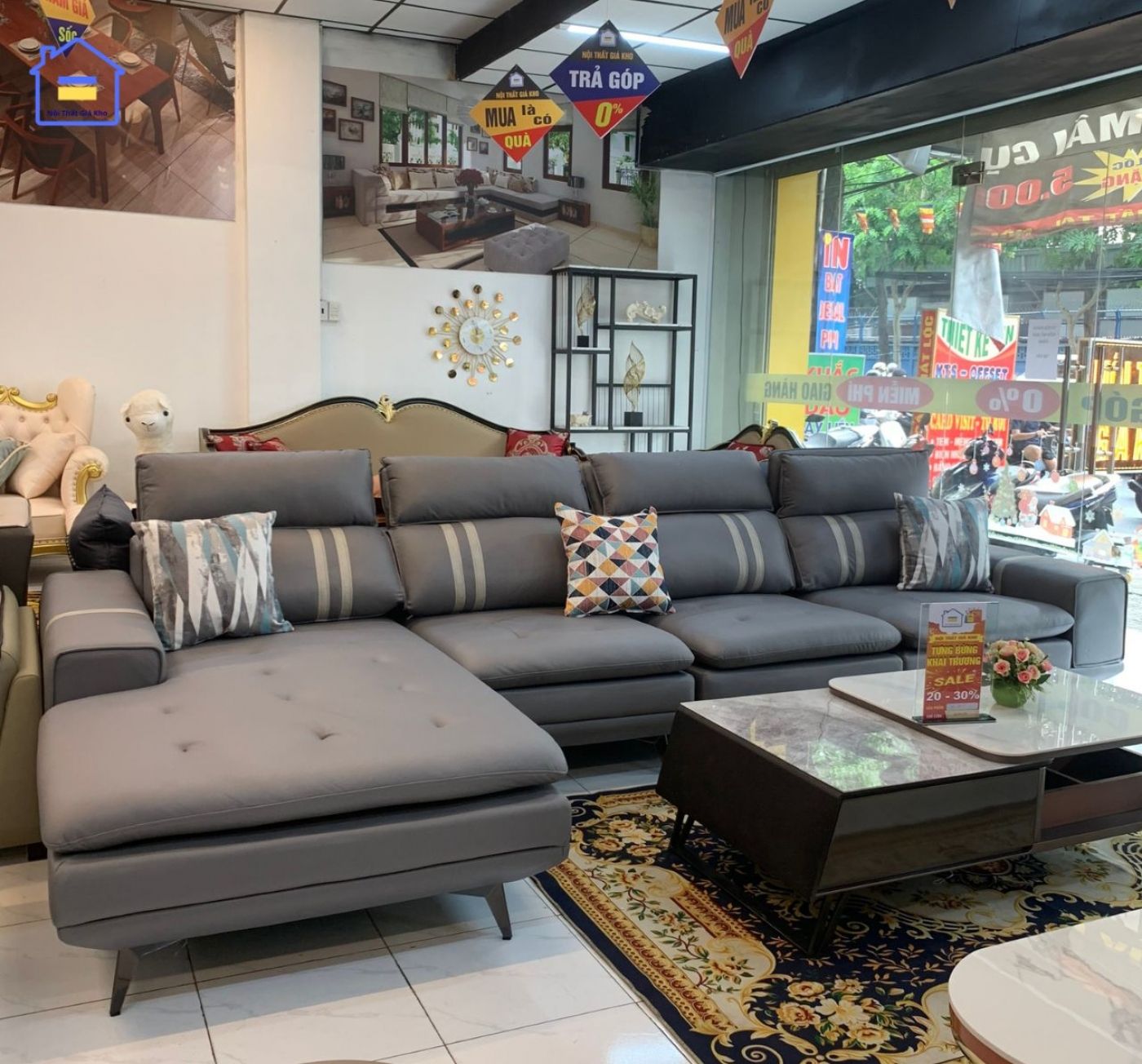 Sofa góc L Adora NTVT003