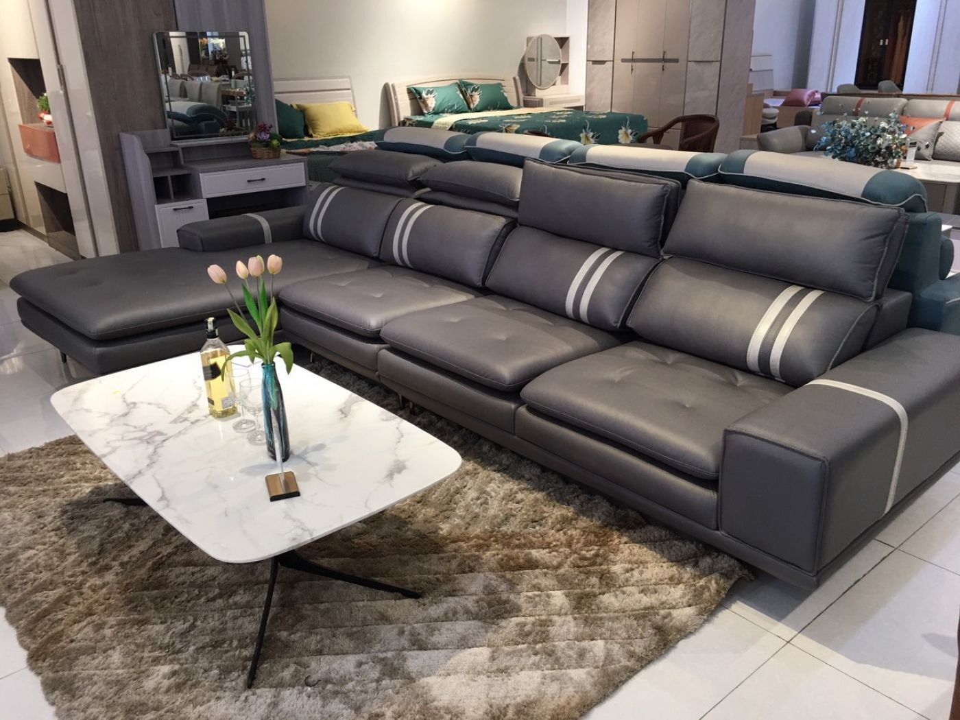 Sofa góc L Adora NTVT003